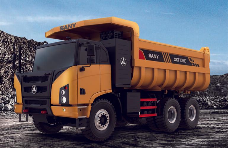 Ширококузовной самосвал SANY SKT105E