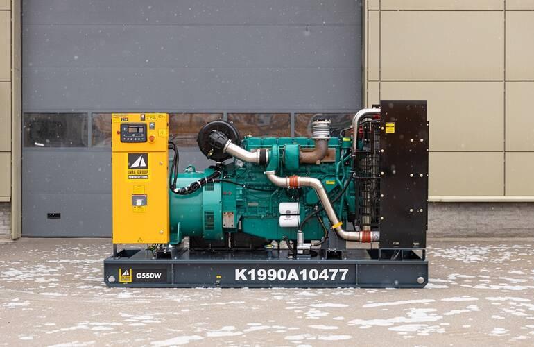 Дизельный генератор открытый JVM Group Power Systems G550W