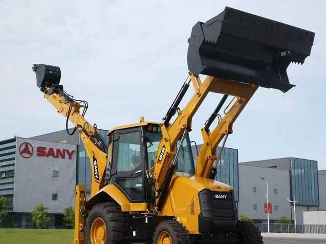 Купить экскаватор-погрузчик SANY BHL95 - цена, обзор, технические ...