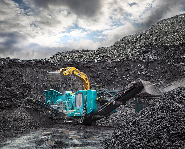 Роторная дробилка Trakpactor 550 от Powerscreen