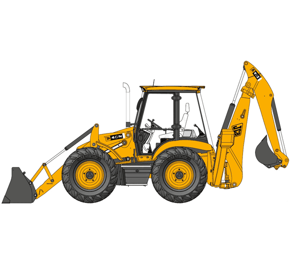 Новый экскаватор-погрузчик JCB 4CN для российского рынка