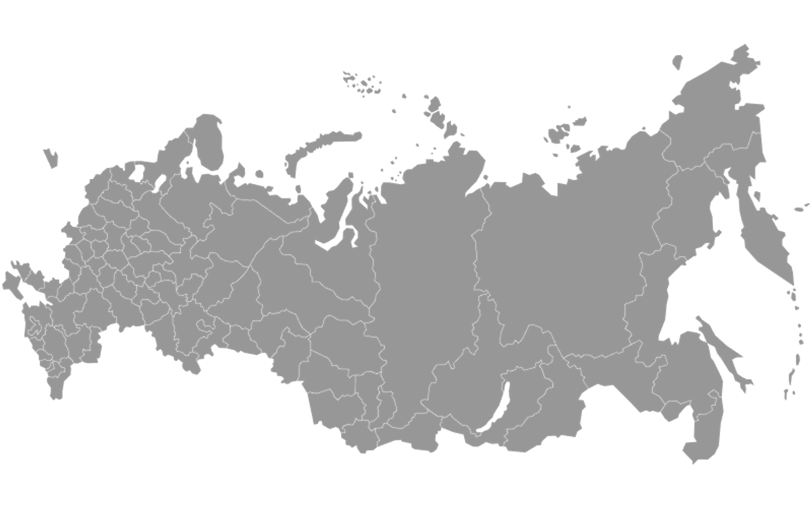 Карта продаж по России