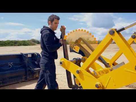 Перекидные вилы для экскаватора-погрузчика JCB